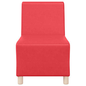 Modulová sedačka bez opěradel 2 pcs Červená 55 x 74 x 82 cm - obrázek 5