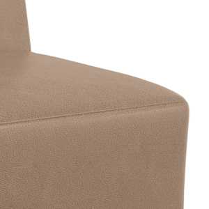 Modulová sedačka bez opěradel 2 pcs Cappuccino 55 x 74 x 82 cm - obrázek 8