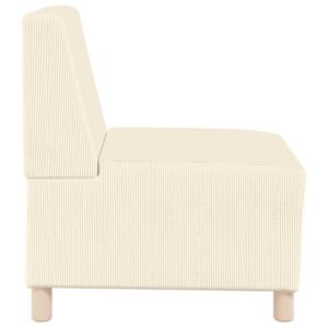 Modulová sedačka bez opěradel 2 pcs Krémová 55 x 74 x 82 cm - obrázek 6