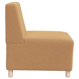 Modulová sedačka bez opěradel 2 pcs Béžová 55 x 74 x 82 cm - obrázek 6