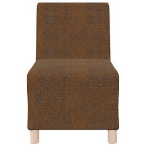 Modulová sedačka bez opěradel 2 pcs Hnědá 55 x 74 x 82 cm - obrázek 5