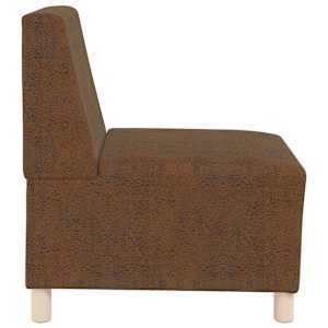 Modulová sedačka bez opěradel 2 pcs Hnědá 55 x 74 x 82 cm - obrázek 6