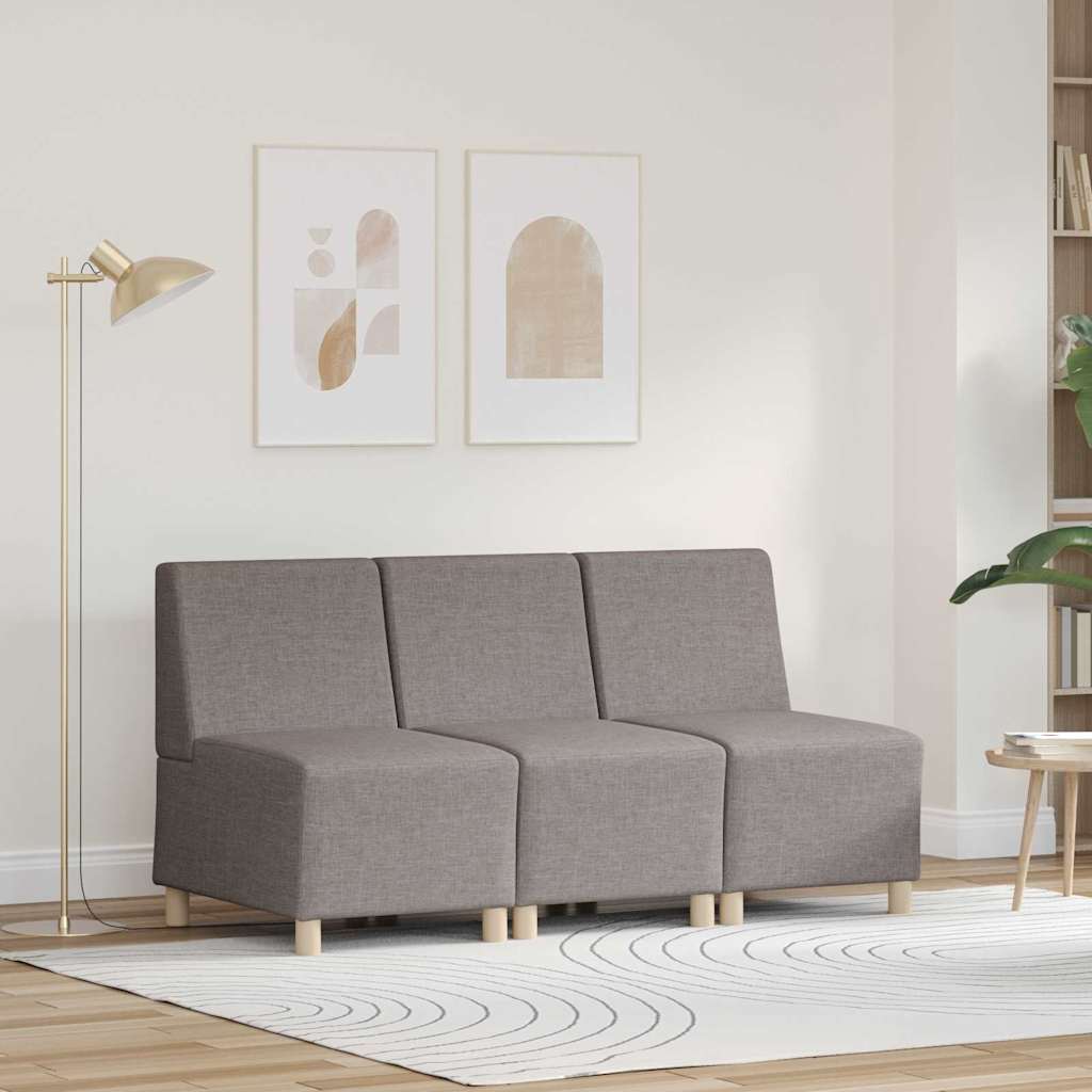 Diivanitool helesinine 55 cm kangas 3 pcs Pruunikashall