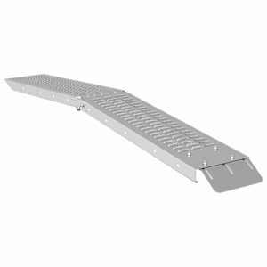 Skládací rampy 200 kg na rampu 2 pcs Stříbrná 166 x 23 x 4,5 cm - obrázek 7