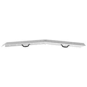 Skládací rampy 200 kg na rampu 2 pcs Stříbrná 186 x 23 x 4,5 cm - obrázek 6