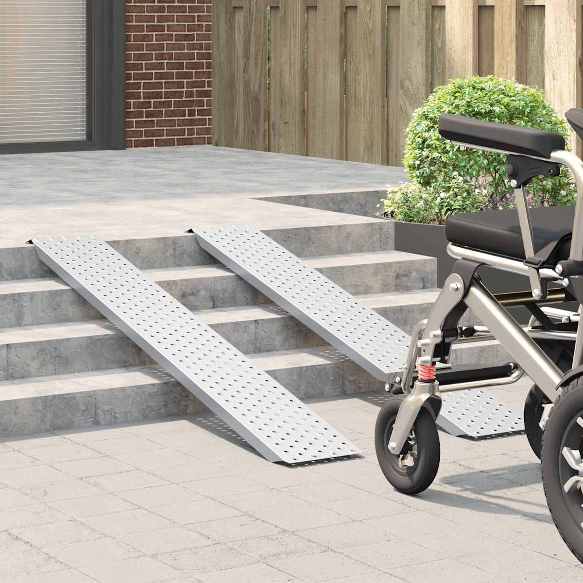 Læsningsrampe 200 kg Sølv 200 kg per stk Galvaniseret stål - Billede 3