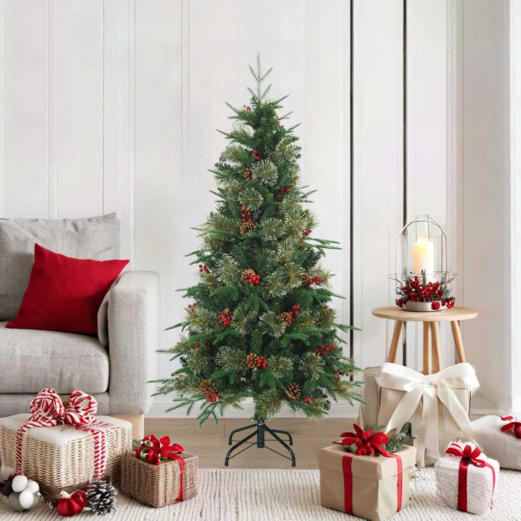 Sapin de Noël Artificiel à Branches Articulées Vert 150 cm