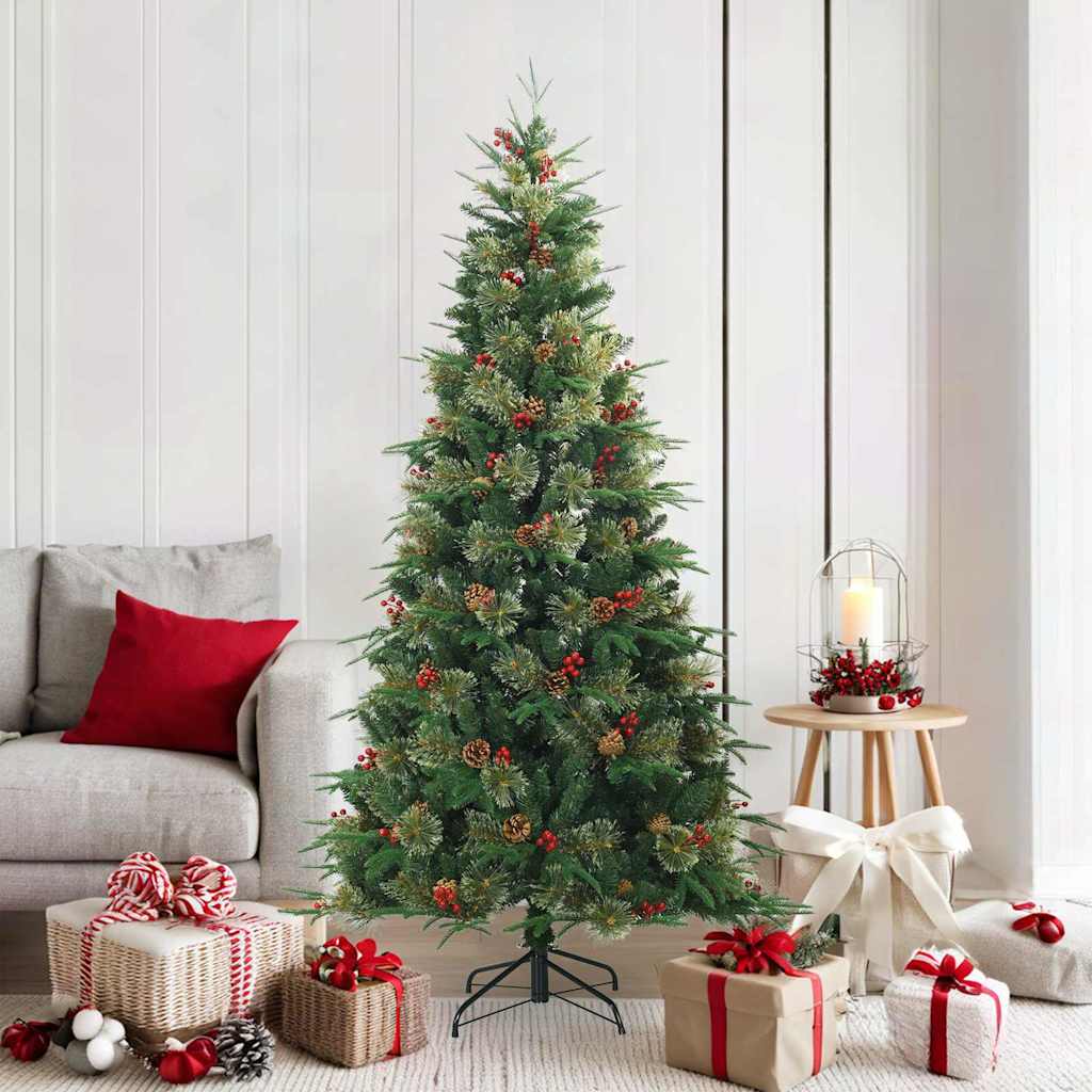 Sapin de Noël Artificiel à Branches Articulées Vert 180 cm