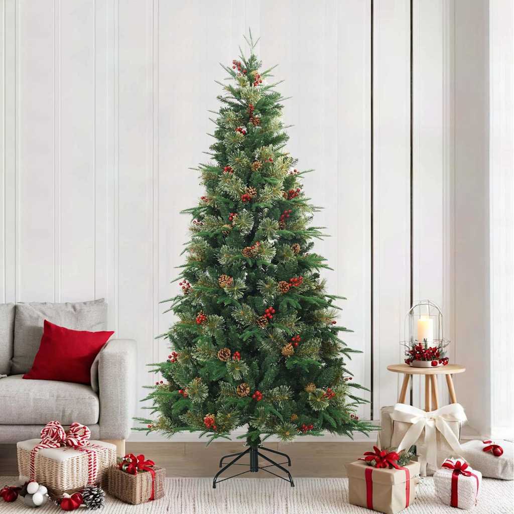 Sapin de Noël Artificiel à Branches Articulées Vert 240 cm