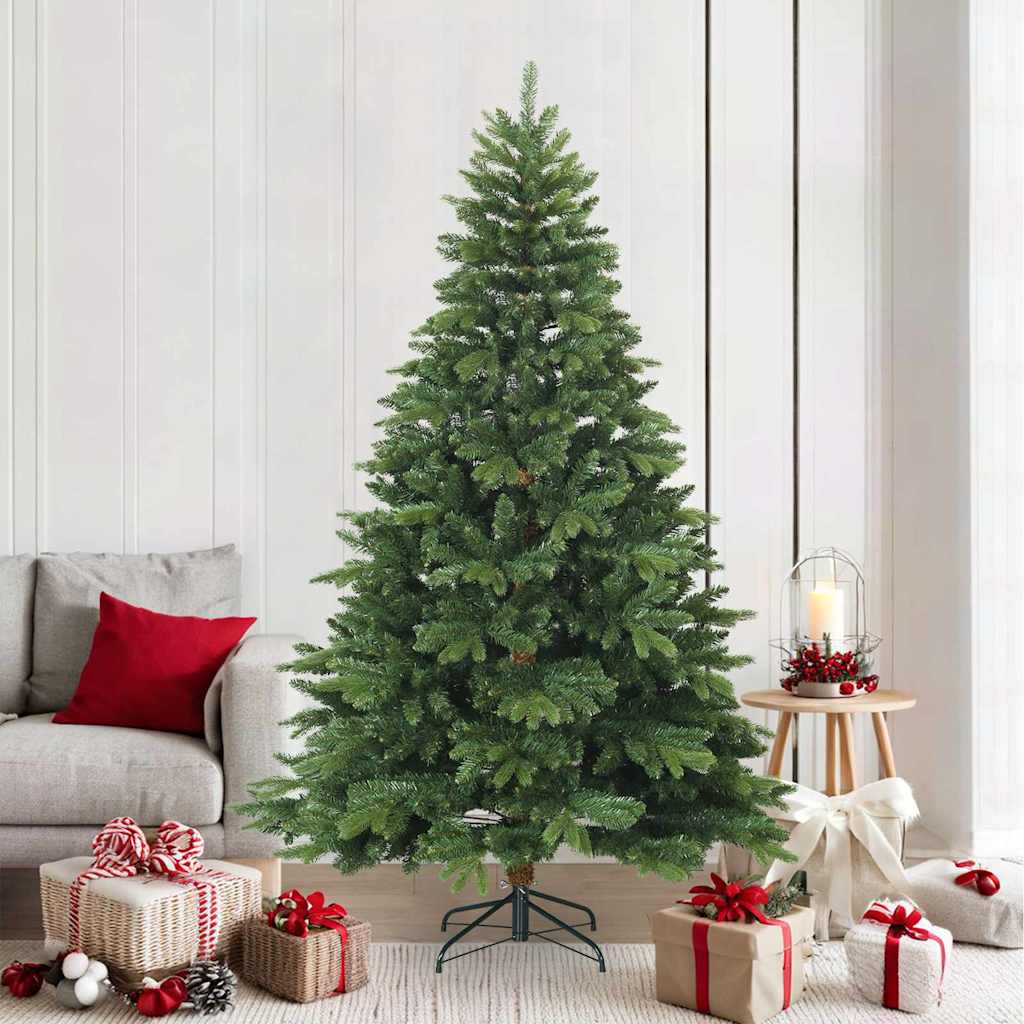 Sapin de Noël Artificiel à Branches Articulées Vert 210 cm