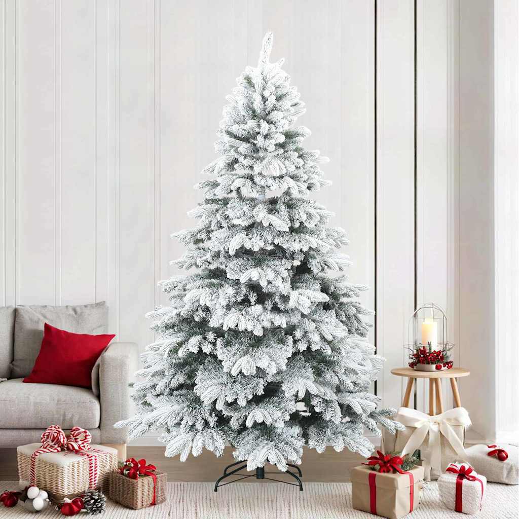 Moderner künstlicher Klapp-Weihnachtsbaum Schnee flocked Weiß