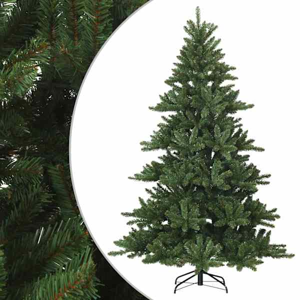 vidaXL Kunstlik kokkupandav j&otilde;ulupuu Roheline 180 cm PVC, teras
