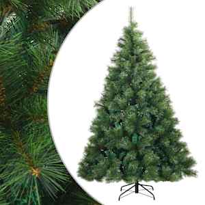 Umělý Skládací Vánoční Strom s stojanem Zelená 180 cm PVC, ocel - obrázek 2