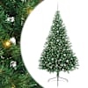 vidaXL Tehis pre-lit j&otilde;ulupuu koos 300 LED-iga Roheline 240 cm PVC