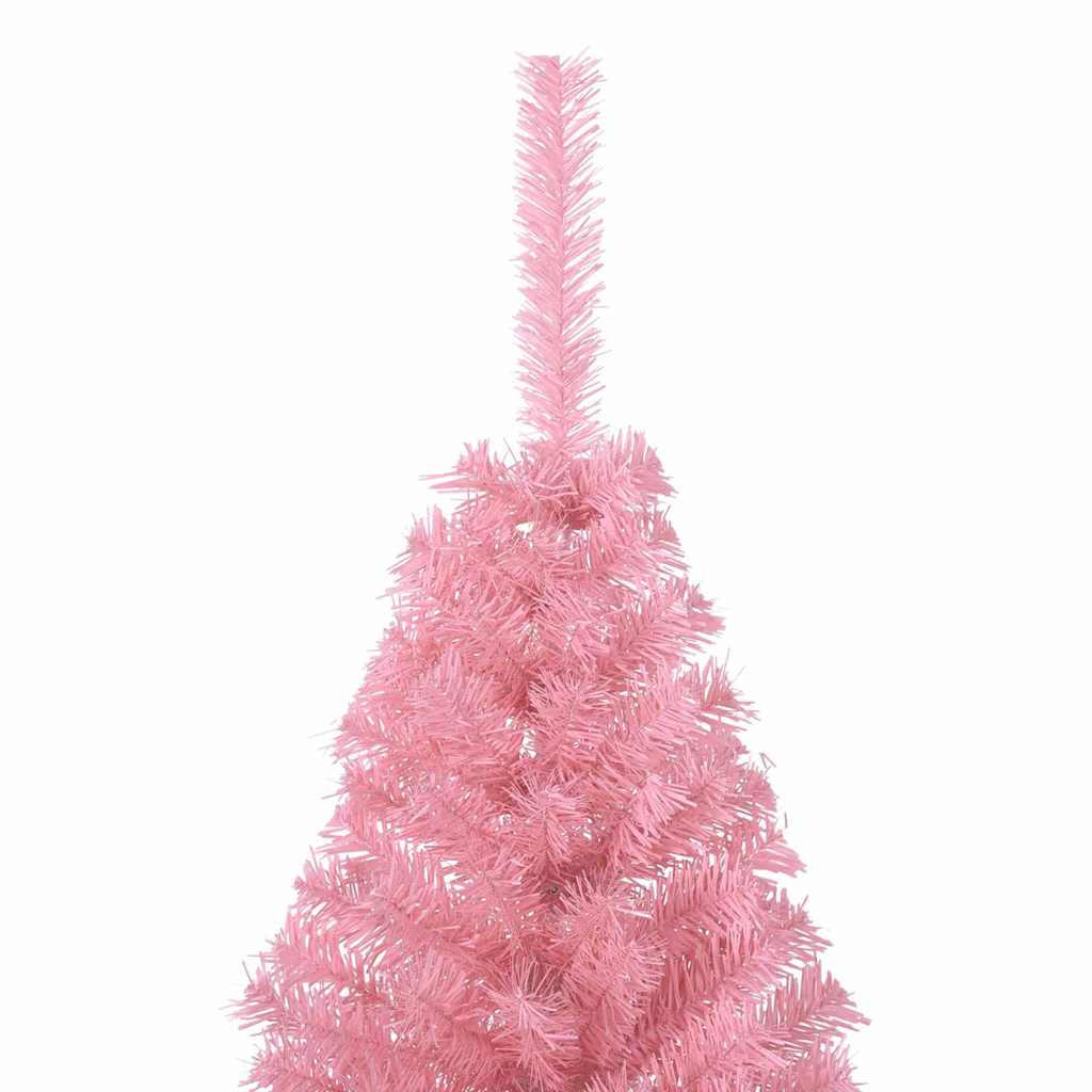 Umělý osvětlený vánoční stromeček Růžová 120 cm PVC - obrázek 15