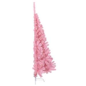 Umělý osvětlený vánoční stromeček Růžová 150 cm PVC - obrázek 13