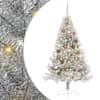 vidaXL Tehis pre-lit j&otilde;ulupuu koos 300 LED-iga H&otilde;bedane 180 cm PET