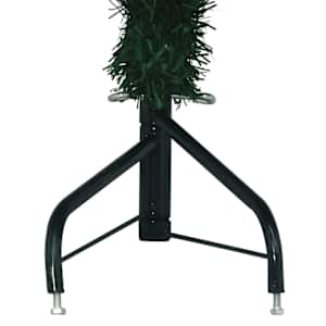 Rohový umělý vánoční stromeček Zelená 180 cm PVC a kov - obrázek 5