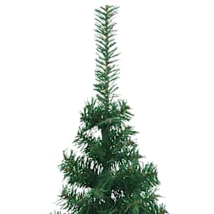 Rohový umělý vánoční stromeček Zelená 210 cm PVC a kov - obrázek 11