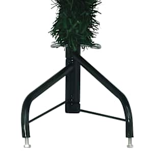 Rohový umělý vánoční stromeček Zelená 210 cm PVC a kov - obrázek 12
