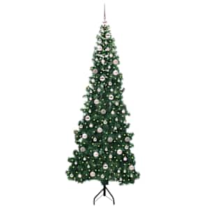 Rohový umělý vánoční stromeček Zelená 240 cm PVC a kov - obrázek 3