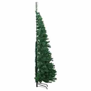 Rohový umělý vánoční stromeček Zelená 240 cm PVC a kov - obrázek 10