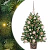vidaXL Tehisj&otilde;ulupuu koos 150 LED-iga Roheline 75 cm PE ja PVC