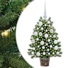 vidaXL Tehisj&otilde;ulupuu koos 150 LED-iga Roheline 75 cm PE ja PVC