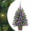 vidaXL Tehisj&otilde;ulupuu koos 150 LED-iga Roheline 75 cm PE ja PVC