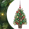 vidaXL Tehisj&otilde;ulupuu koos 150 LED-iga Roheline 75 cm PE ja PVC