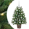 vidaXL Tehisj&otilde;ulupuu Roheline 95 cm PE ja PVC