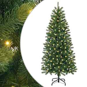 vidaXL Tehisj&otilde;ulupuu Roheline 120 cm PE ja PVC