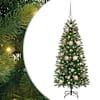 vidaXL Tehisj&otilde;ulupuu Roheline 120 cm PE ja PVC