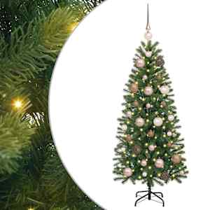 vidaXL Tehisj&otilde;ulupuu Roheline 120 cm PE ja PVC