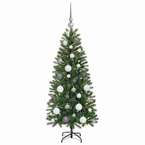 Umělý vánoční stromeček s stojanem Zelená 120 cm PE a PVC - obrázek 5