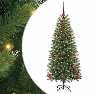 vidaXL Tehisj&otilde;ulupuu Roheline 120 cm PE ja PVC