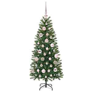 Umělý vánoční stromeček s stojanem Zelená 120 cm PE a PVC - obrázek 4