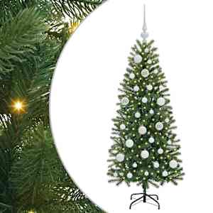 vidaXL Tehisj&otilde;ulupuu Roheline 120 cm PE ja PVC