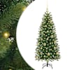 vidaXL Tehisj&otilde;ulupuu Roheline 120 cm PE ja PVC