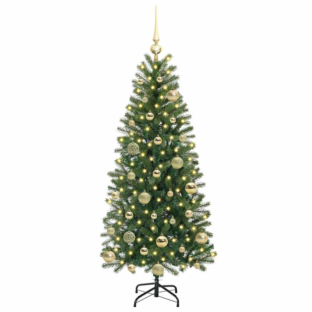 Thumbnail - vidaXL Künstlicher Weihnachtsbaum mit 150 LEDs Grün 120 cm PE und PVC