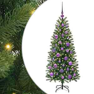 vidaXL Tehisj&otilde;ulupuu Roheline 120 cm PE ja PVC