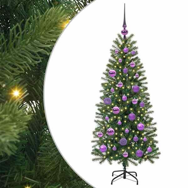 vidaXL Tehisj&otilde;ulupuu Roheline 120 cm PE ja PVC