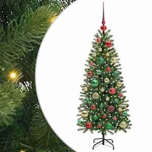 vidaXL Tehisj&otilde;ulupuu Roheline 120 cm PE ja PVC
