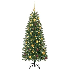 Umělý vánoční stromeček s stojanem Zelená 150 cm PE a PVC - obrázek 3
