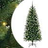 vidaXL Tehisj&otilde;ulupuu Roheline 150 cm PE ja PVC