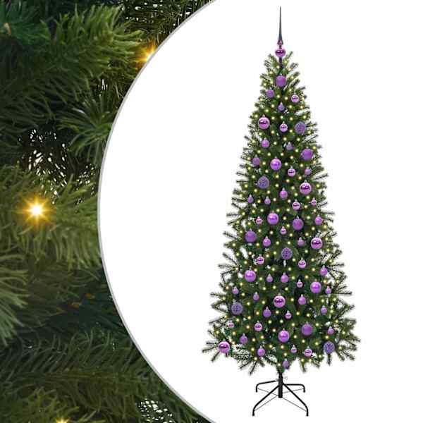 vidaXL Tehisj&otilde;ulupuu Roheline 180 cm PE ja PVC