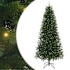 vidaXL Tehisj&otilde;ulupuu Roheline 240 cm PE ja PVC