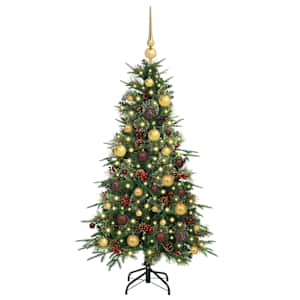 Umělý Skládací Vánoční Strom s stojanem Zelená 120 cm PE a PVC - obrázek 3