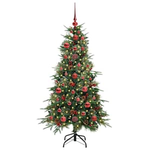 Umělý Skládací Vánoční Strom s stojanem Zelená 120 cm PE a PVC - obrázek 3
