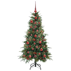 Umělý Skládací Vánoční Strom s stojanem Zelená 120 cm PE a PVC - obrázek 4